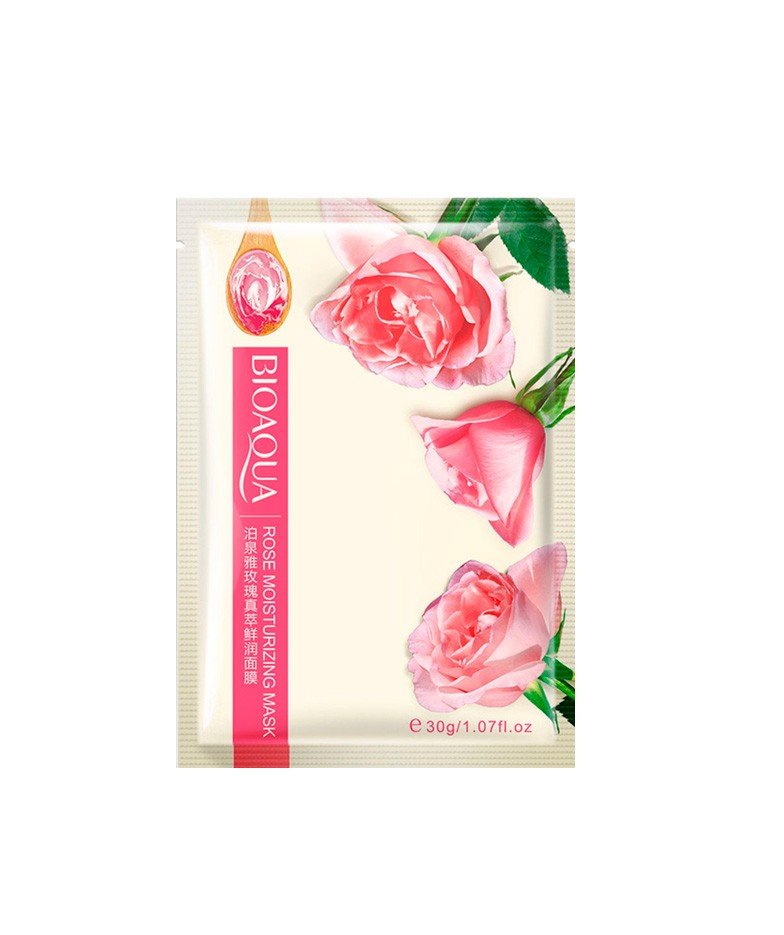 Mascarilla Petalos De Rosa Moisturizing