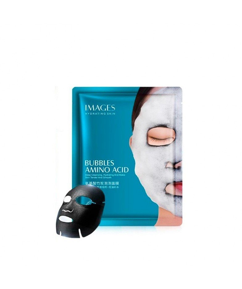 Mascarilla Facial Velo Burbuja de Carbon